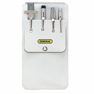 GENERAL TOOLS S008 Precision Measuring Tool Kit 4pc