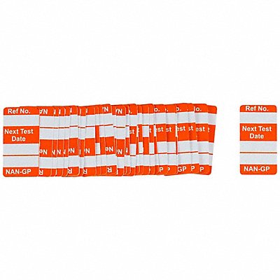 BRADY NANGPO Nanotag(tm) Insr 1-1/4 x 5/8 In PK100