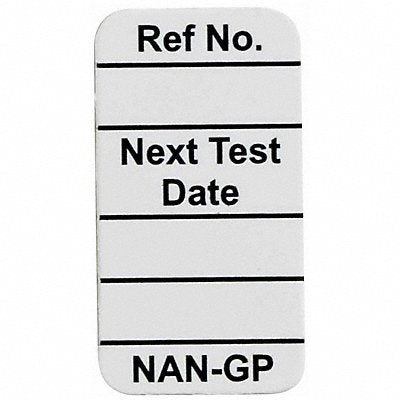 BRADY NANGPW Nanotag(tm) Insr 1-1/4 x 5/8 In PK100