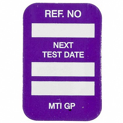 BRADY MICMTIGPP Microtag(r) Inspection Insr Vinyl PK100