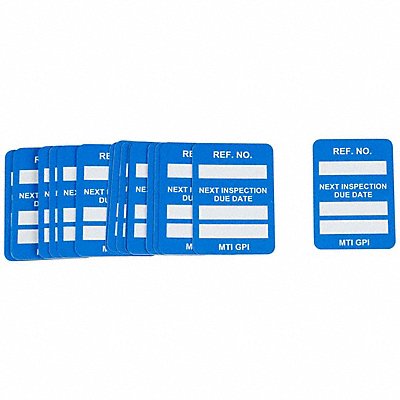 BRADY MICMTIGPIB Microtag(r) Inspection Insr Wht/Bl PK100