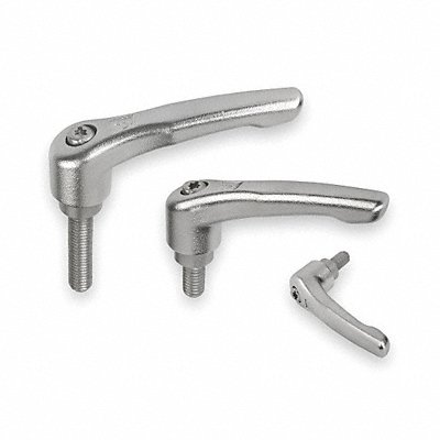 KIPP K01242A4X40 SS Adj Handle 3/8-16 Ext 1.57 2.93 3.25
