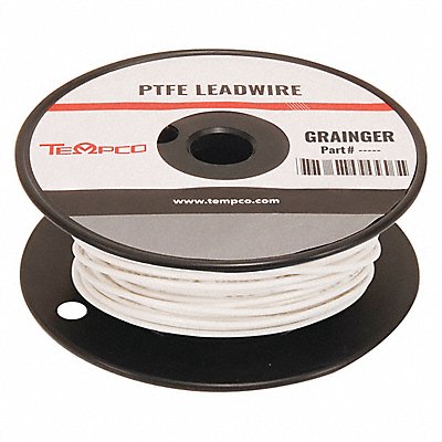 TEMPCO LDWR1071 High Temp Lead Wire 14AWG 250ft Wht