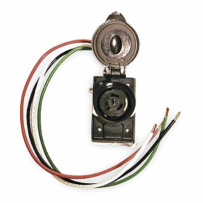 SOUTHWIRE SR50 Prewired Receptacle 125/250V Bare Wire