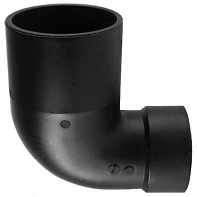 GRAINGER 3107 Closet Bend 4 x 3 in Schedule 40 Black