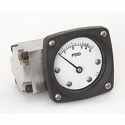 MIDWEST INSTRUMENT 142SA00OO5P D0757 Pressure Gauge 0 to 5 psi