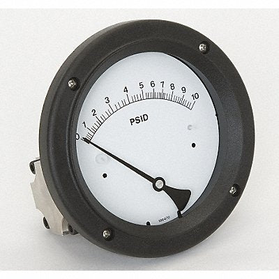 MIDWEST INSTRUMENT 142AC00OO10P D0758 Pressure Gauge 0 to 10 psi