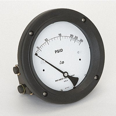 MIDWEST INSTRUMENT 140AC00OO30P D0752 Pressure Gauge 0 to 30 psi