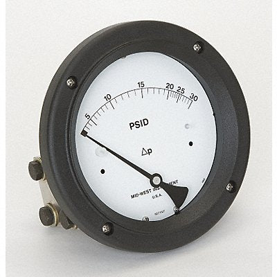 MIDWEST INSTRUMENT 140SC00OO30P D0751 Pressure Gauge 0 to 30 psi