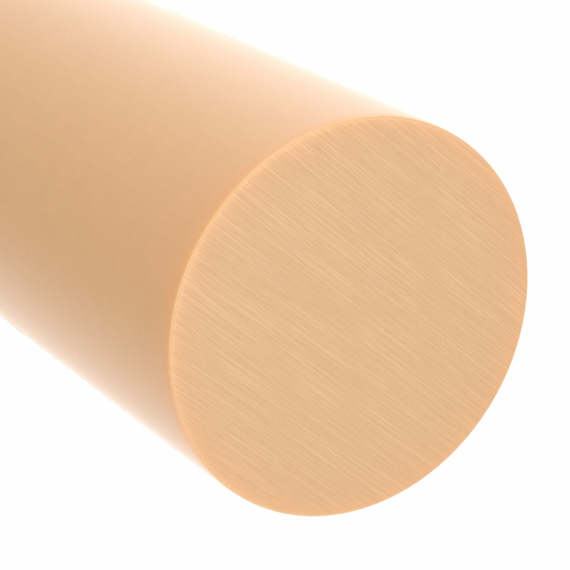 GRAINGER 3GXZ6 Plastic Rod PPS 2 Dia 1ftL Off-White
