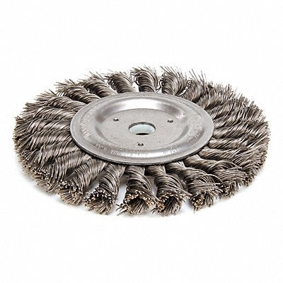 WEILER 96022 Twist Wire Wheel Brush Arbor 6 In.