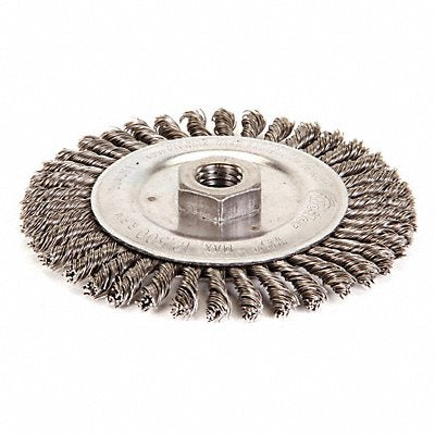 WEILER 96054 Twist Wire Wheel Brush Threaded Arbor