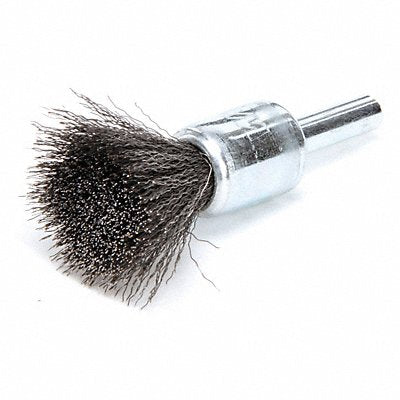 WEILER 96099 Crimped Wire End Brush Steel 1/2 In.