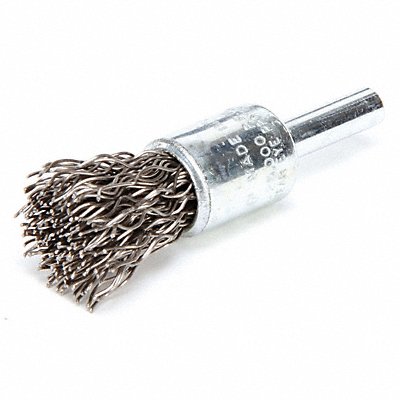 WEILER 96105 Crimped Wire End Brush Stainless Steel