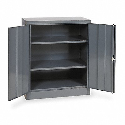 GRAINGER 1UFD3 Storage Cabinet 42 x36 x18 Grey 2Shlv