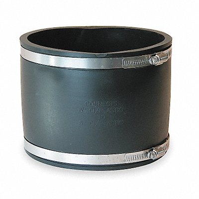 GRAINGER 105655 Flexible Coupling PVC 5 in For Pipe Size