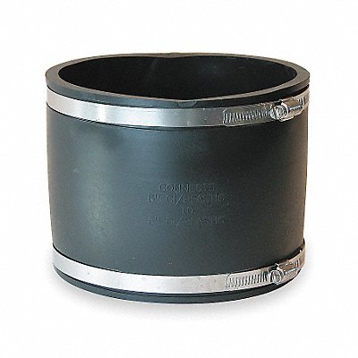 GRAINGER 105666 Flexible Coupling PVC 6 in For Pipe Size