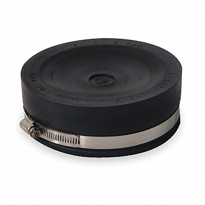 GRAINGER QC105 Round End Cap PVC 5 in For Pipe Size