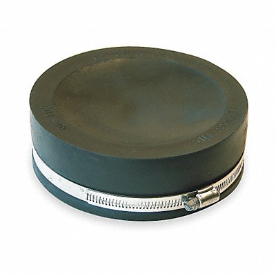 GRAINGER QC106 Round End Cap PVC 6 in For Pipe Size