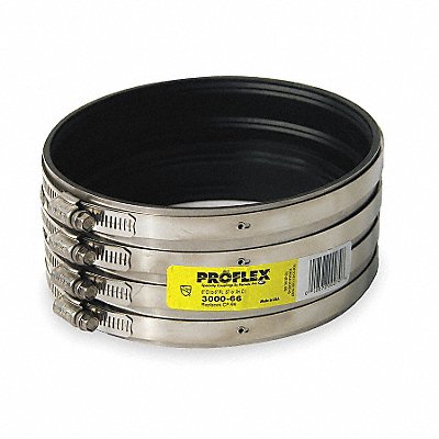 GRAINGER 300066 Coupling Neoprene 6 in For Pipe Size