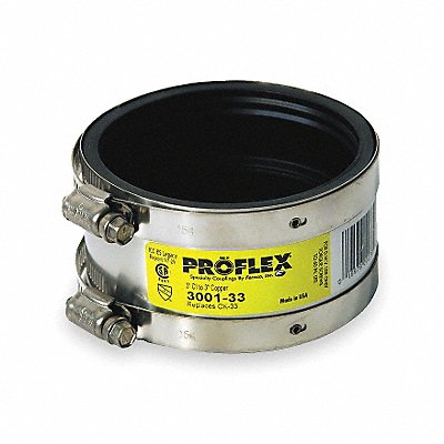 GRAINGER 300133 Coupling Neoprene 3 in For Pipe Size