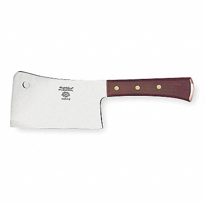 DEXTER RUSSELL 49542 Cleaver 6 in Blade Black/White Handle