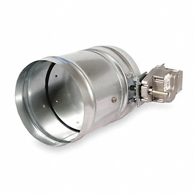 DAYTON 3HGK9 Round Fire/Smoke Damper 24V 15-5/8 in D