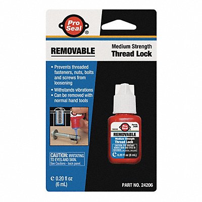 PRO SEAL 24206 Removable Threadlocker 6mL Bottle Blue