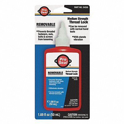 PRO SEAL 24250 Removable Threadlocker 50mL Bottle Blue