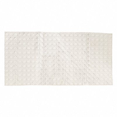 ROCKWOOD 608CACLEAR Door Silencer 1/8 In H PK300