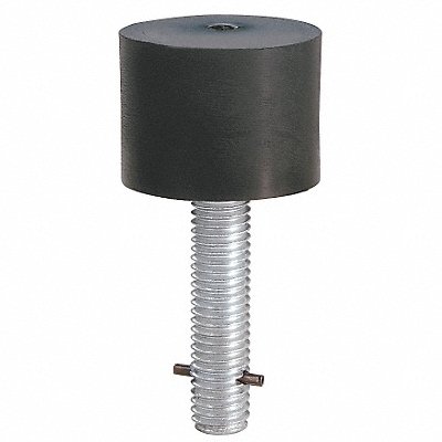 ROCKWOOD 466BLACK Rubber Bumper Door Stop Floor Mount 2