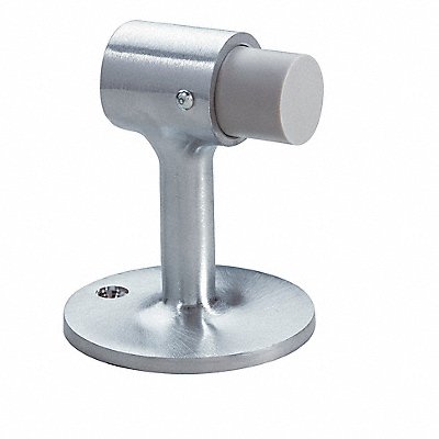 ROCKWOOD 47126D Rigid Door Stop Floor Mount Satin Chrome
