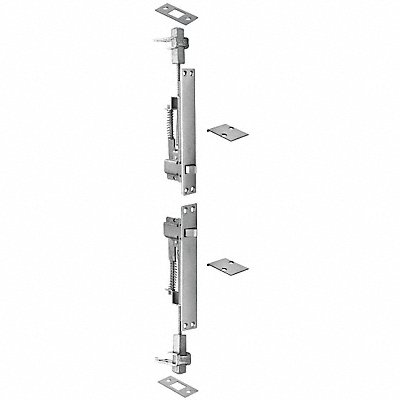 ROCKWOOD 284226D Automatic Flush Bolt Satin Chrome