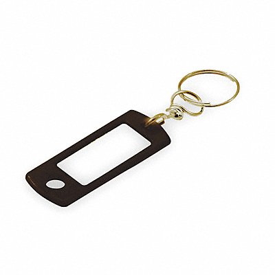 LUCKY LINE PRODUCTS 16820 ID Tags with Swivel Black PK50