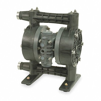 DAYTON 3HJW2 Double Diaphram Pump FNPT TPV/Kynar 3/8in 49gpm