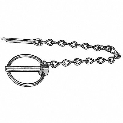 ITW BEE LEITZKE WWGLPCZ2501250 Lynch Pin 1-9/16 in L 1/4 in Dia PK5