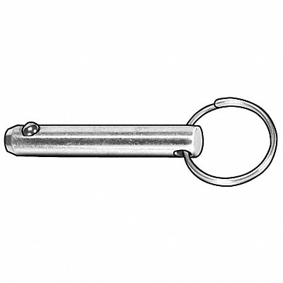 GRAINGER 3010 Ring Pin Detent 1/4x3 In PK10