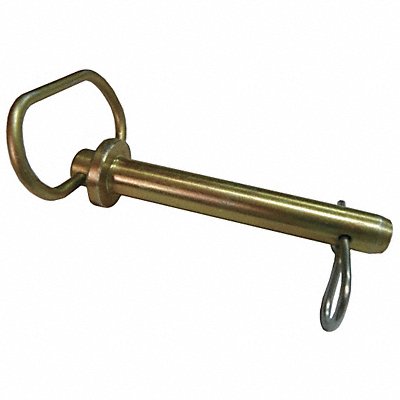 GRAINGER U396651000475 Hitch Pin Std YP Stl Zinc 1x5 3/4 L
