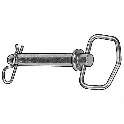 GRAINGER WWGHP005 Hitch Pin Std Stl Zinc 5/8x6 1/2 L