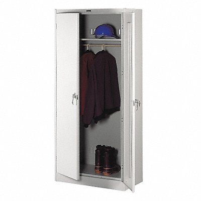 TENNSCO 7818WLGY Storage Cabinet 78 x36 x18 LtGry 1Shlv