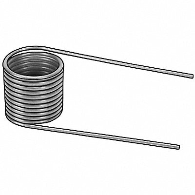 GRAINGER 3HPF7 Torsion Spring 360 Deg 0.271OD PK6