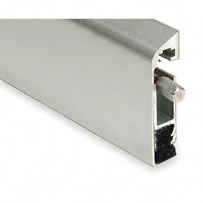 NATIONAL GUARD 220NA3 Automatic Door Bottom 1/4x36In Aluminum