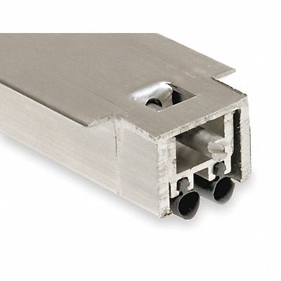 NATIONAL GUARD 320S3 Automatic Door Bottom 3/8x36In Aluminum