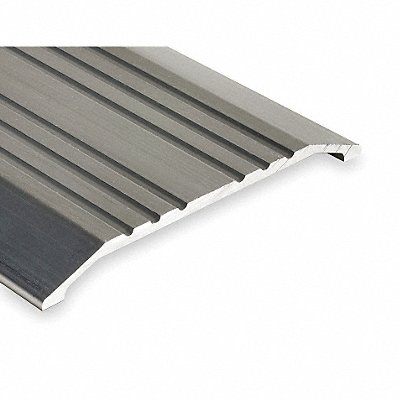 NATIONAL GUARD 4254 Saddle Threshold Fluted Top 4 ft Alum