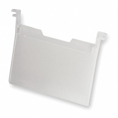 AKRO-MILS 35010 LblHldr Clear Smooth Label Adhered PK6