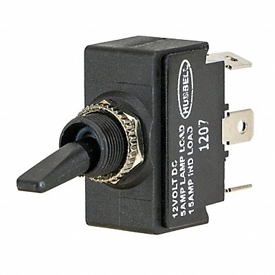 HUBBELL WIRING DEVICE-KELLEMS M223JSP Marine Toggle Switch On/Off/On DPDT