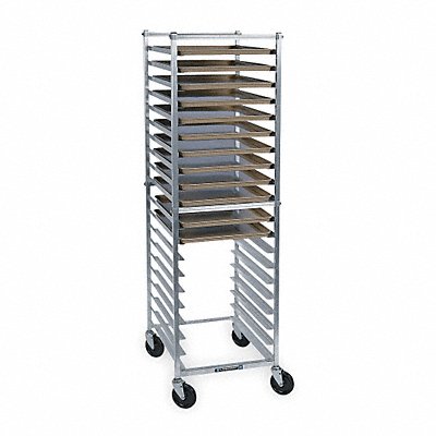 LAKESIDE 8568 Pan and Tray Rack 69 in H Aluminum