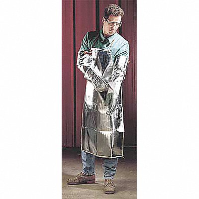 KAREWEAR 726AR Bib Apron Aluminized Rayon 42 in L