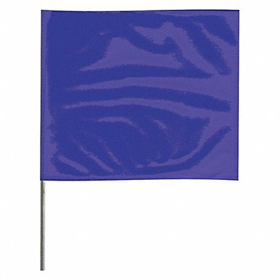 GRAINGER 2321B200 Marking Flag 21  Blue PVC PK100