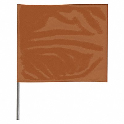 GRAINGER 4518BRN200 Marking Flag 18 Brown PVC PK100